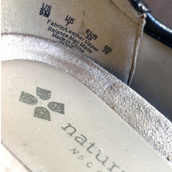 Naturalizer Metallic Snakeskin Print Low Heel Pumps-Ballet Slippers size 9 - Picture 12 of 13